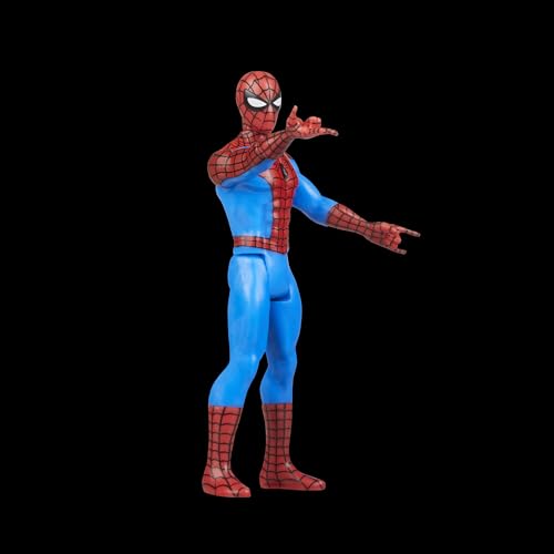 Hasbro - Marvel Legends Series - Figura de Spider-Man de 9,5 cm - Colección Retro 375