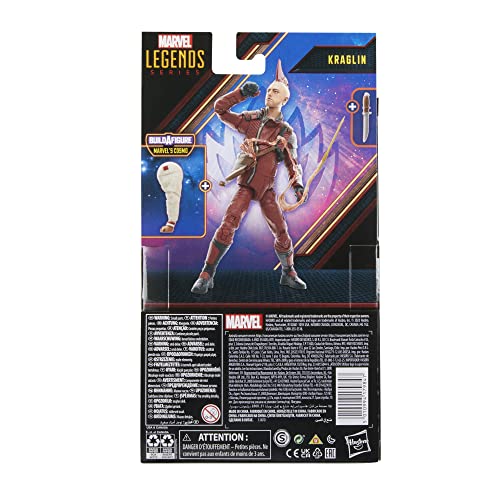 Hasbro - Marvel Legends Series - Kraglin - Figura de Guardianes de la Galaxia Vol. 3 de 15 cm