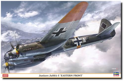 Hasegawa hjt07446 1: 48 Escala Junkers ju88 a-5 Frente Oriental Modelo Kit