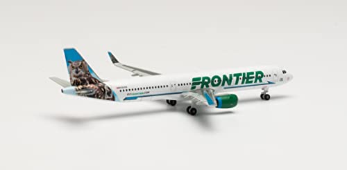 herpa 535830 Frontier Airlines Airbus A321 - Modelo de avión para modelismo en Miniatura