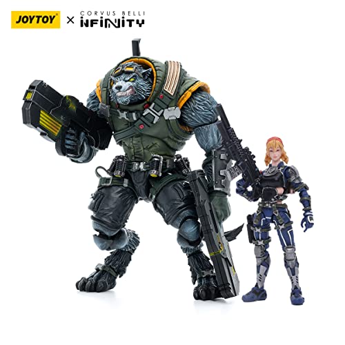 HiPlay JoyToy × Infinity - Juego completo de figuras de acción de ciencia ficción a escala 1/18 con licencia oficial, Ariadna Equipe Mirage-5