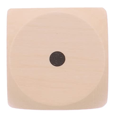 HOFMEISTER® - 2 dados de madera con números oculares (4 cm, 4 x 4 cm)