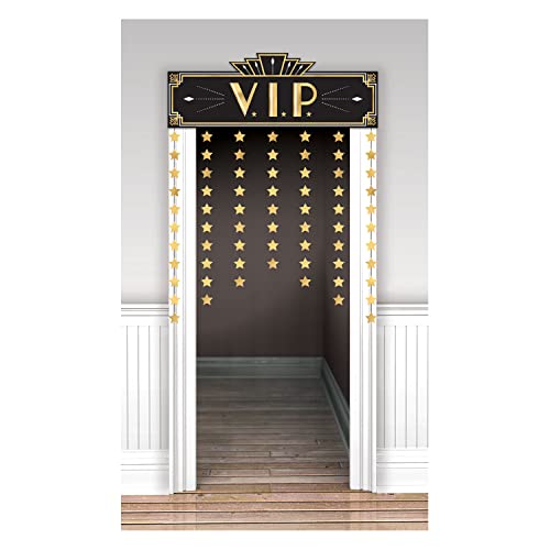 Hollywood G&G VIP Door Curtain 98cm x 1.42m - Glitz & Glam