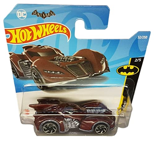 Hot Wheels - Arkham Asylum Batmobile - Batman 2/5 - HCW59 - Short Card - DC Comics - Mattel 2022