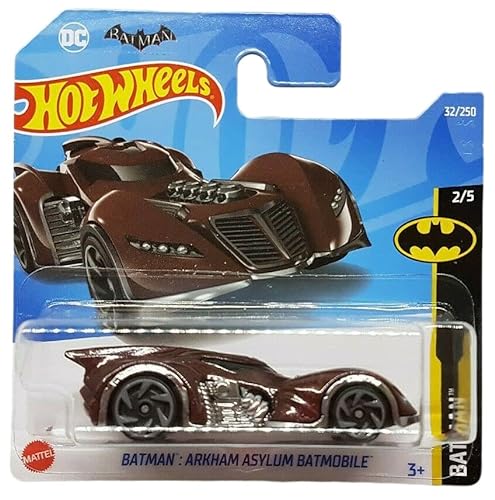 Hot Wheels - Arkham Asylum Batmobile - Batman 2/5 - HCW59 - Short Card - DC Comics - Mattel 2022