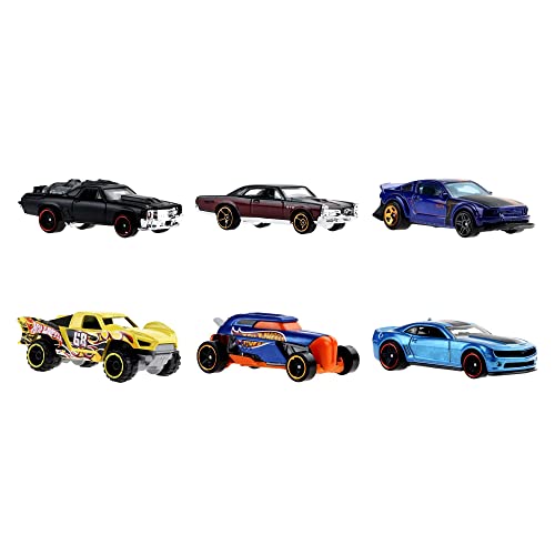 Hot Wheels Legends Tour Pack 6 Coches de juguete de colección, +3 años (Mattel HLK50)