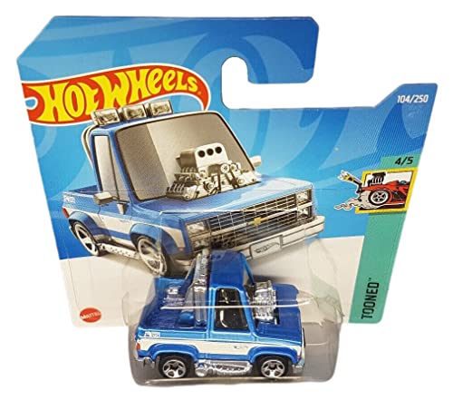 Hot Wheels - Toon´d ´83 Chevy Silverado - Tooned 4/5 - HCT26 - Short Card - GM - Mattel 2022