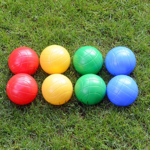 HTI Toys & Games 8 Piece Boules Carry Case, Garden Games for Kids Camping and Holiday Games, Outdoor Family & Friends Entertainment For Adults, Boys and Girls, Perfect For Sports Day Games.