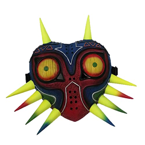 Hworks Majora Mask The Legend of Zelda - Máscara de látex para disfraz de cosplay para fiesta de Halloween