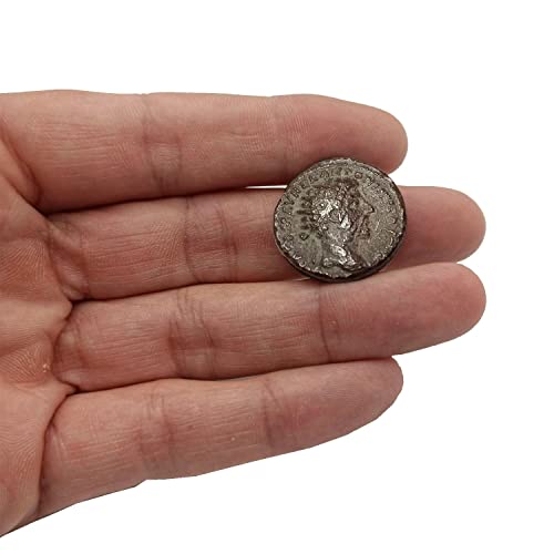 IMPACTO COLECCIONABLES Moneda Antigua Original del Imperio Romano - Cómodo, uno de los peores emperadores de Roma. As de Bronce