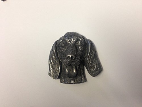 Insignia de perro Beagle con efecto de peltre 3D
