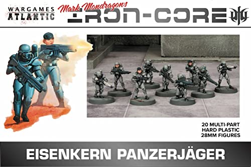 Iron-Core Eisenkern Panzerjager (20 figuras de plástico duro de 28 mm)