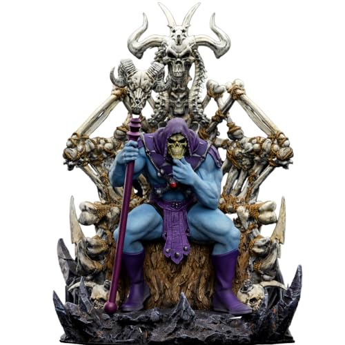 Iron Studios Estatua Art Scale 1/10 Skeletor on Throne Deluxe Masters of The Universe 29 cm