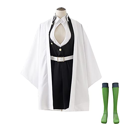 Jilijia Kanroji Mitsuri Cosplay Disfraz Completo Set Kanroji Mitsuri Kimono Traje Halloween Disfraz Uniforme Disfraz Anime Juego de rol