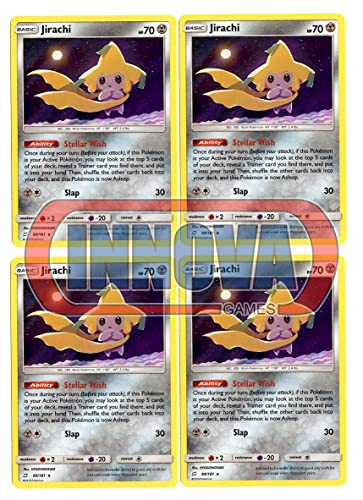 Jirachi 99/181 - Team Up - x4 (Non Holo Promo) - Lote de cartas Pokemon