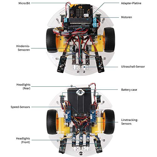 Joy-it Kit de robot Micro:Bit JoyCar MB-Joy-Car