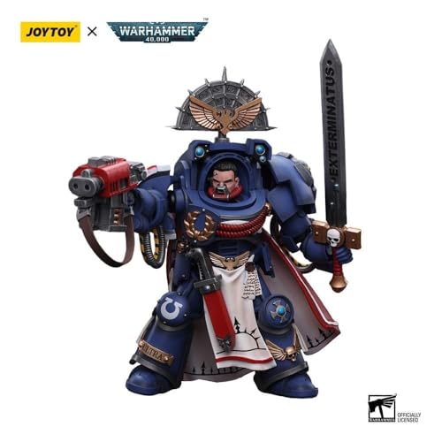 JoyToy Warhammer 40K: Ultramarines Terminator Captain 1:18 Scale Action Figure Figura de acción