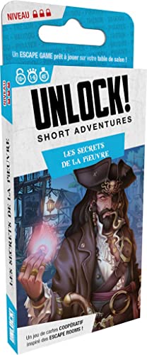 Juego de 2 shorts Adventures Unlock en francés + 1 abrebotellas Blumie (despertador de la momia + secretos del pulpo)