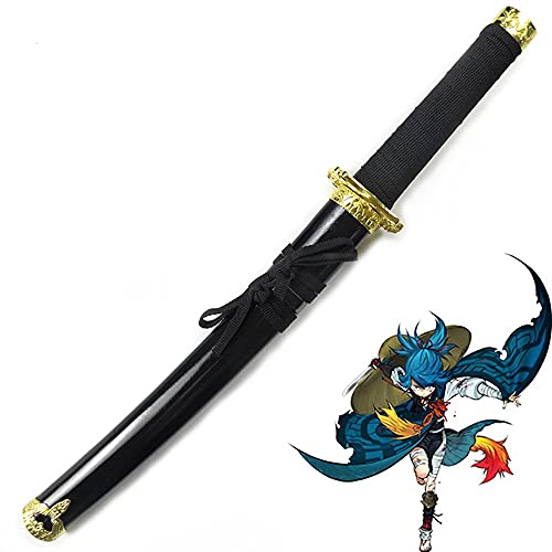 Juego de anime Touken Ranbu Online Cosplay Sword, Blade Props para Sayosamonji, Blade, juguetes decorativos para armas, Anime Cosplay, espada de madera, Blade