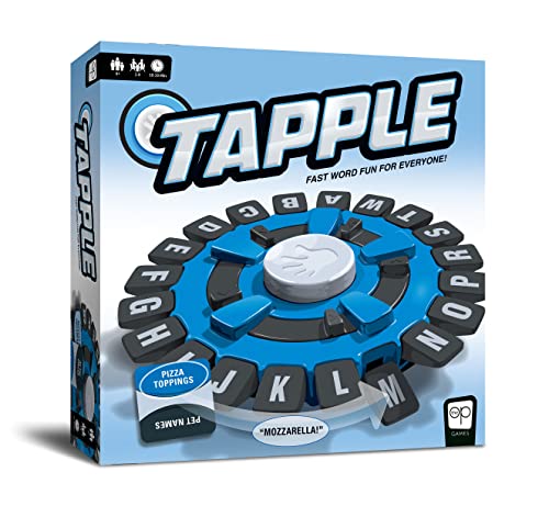 Juego de palabras TAPPLE® | Juego de mesa familiar de ritmo rápido, elige una categoría y compite contra el temporizador para ser el último jugador, juego de aprendizaje ideal para todas las edades