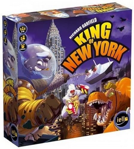 Juego King of New York + extensión Power Up Nueva York versión francesa + 1 abrebotellas Blumie (Base NY + Power Up NY)