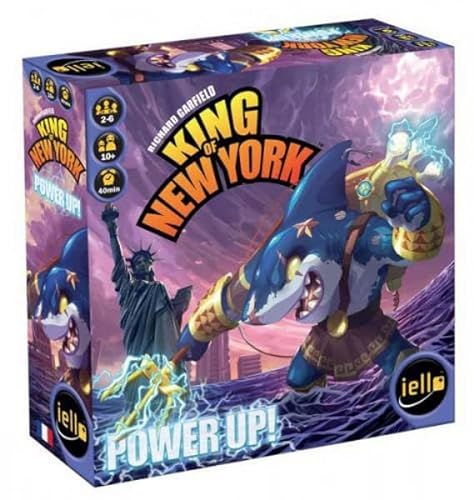 Juego King of New York + extensión Power Up Nueva York versión francesa + 1 abrebotellas Blumie (Base NY + Power Up NY)