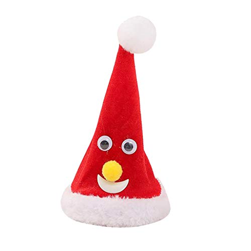 Juguetes Autismo 7 Años Carton de Navidad Lindo Dancing Hat Trees Swing Navidad Juguete Eléctrico Educación Psicomotricidad Gruesa (A, One Size)