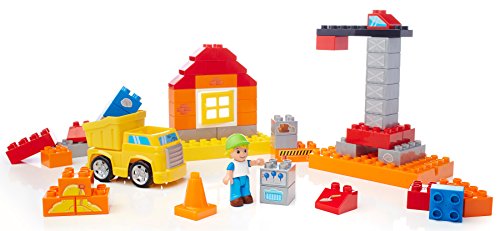 Junior Builders - Caja de Obras, Juego de construcción (Mega Brands 07152)