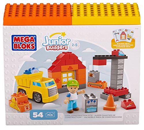 Junior Builders - Caja de Obras, Juego de construcción (Mega Brands 07152)