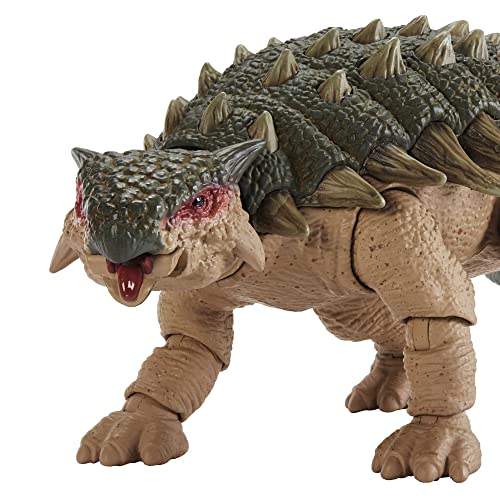 Jurassic World Anquilosaurio Colección Hammond - Figura de acción de dinosaurio de Parque Jurásico III, juguete de regalo auténtico de la película, HLT25
