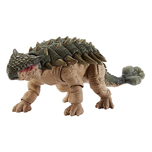 Jurassic World Anquilosaurio Colección Hammond - Figura de acción de dinosaurio de Parque Jurásico III, juguete de regalo auténtico de la película, HLT25