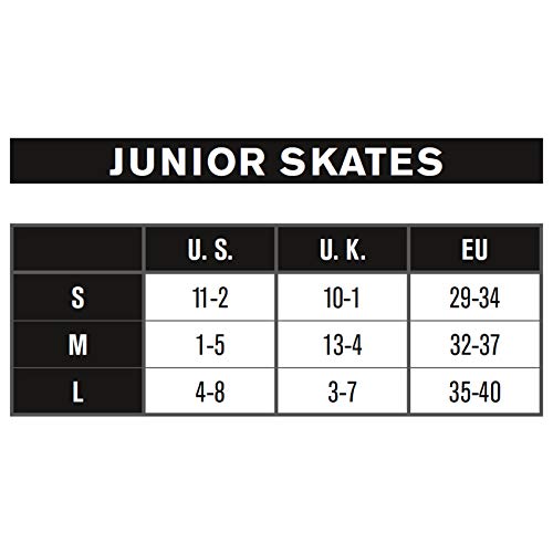 K2 Skates Merlin JR Boys 30H0701 - Patines en línea para niño, Color Negro, Antracita y limón