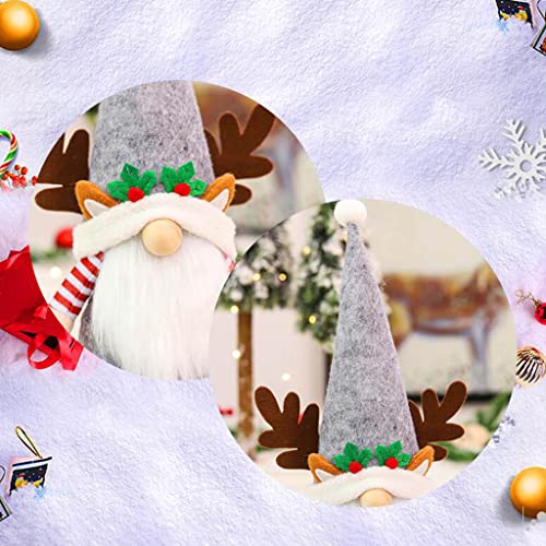KieTeiiK Gnomo de Navidad para decoración de elfo enano de felpa, hecho a mano, decoración escandinava Tomte para vacaciones, decoración escandinava Tomte enano nórdico