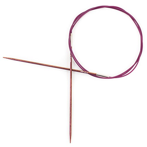 Knit Pro KP20363 Symfonie - Agujas de Tejer Circulares (Madera, Grosor de 2,5 mm, Longitud de 100 cm)