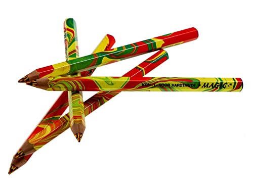 KOH-I-NOOR MAGIC 3406 Jumbo - Lote de 5 lápices con punta multicolor