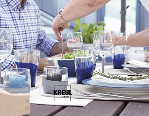 KREUL 16219 Glass & Porcelain Classic-Pintura para Cristal (20 ml, Base de Agua, Secado rápido, Opaca), Color Azul Claro