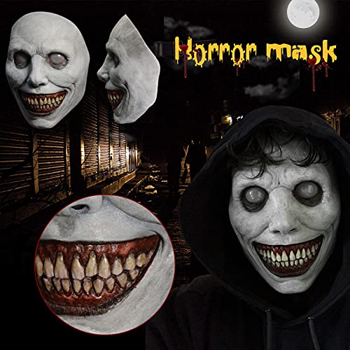 La máscara de miedo, los demonios sonrientes, los accesorios del mal Dm Online Shop, Blanco, Talla única