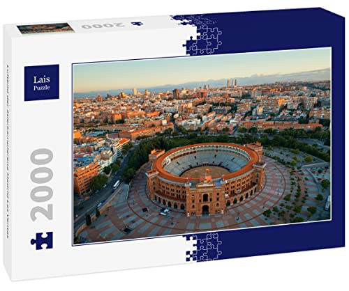 Lais Puzzle Vista aérea de la Plaza de toros de Madrid Las Ventas 2000 Piezas