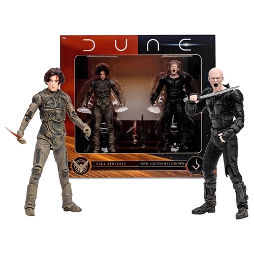 Lansay McFarlane Toys Dune 2 - Feyd - Rautha VS Paul - Figura de colección y Accesorios - Personajes de película - a Partir de 12 años