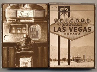 Las Vegas History 2 Decks of Playing Cards Boxed Set by Cartamundi