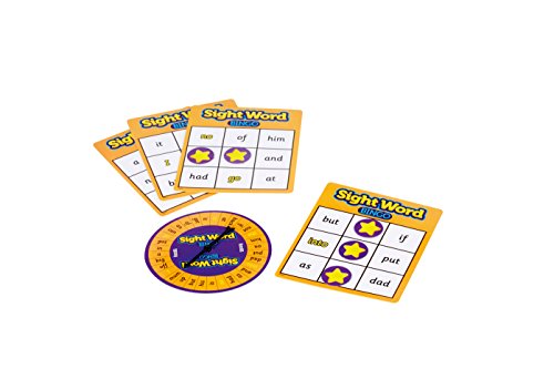 Learining Resources- bingo de palabras a la vista, juego educativo para niños, práctica de aprendizaje de alfabetización en el hogar y la escuela, 2-4 jugadores, 5+