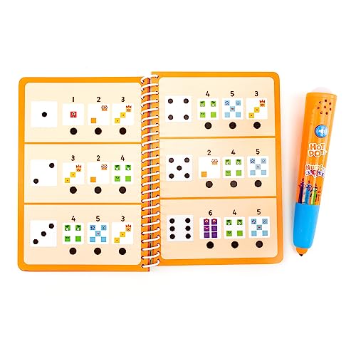 Learning Resources- Libro de Actividades del 1 al 10 y bolígrafo Interactivo Hot Dots, Incluye más de 75 Ejercicios, Regalos de los Numberblocks, 4+ años, Multicolor (EI-2550)