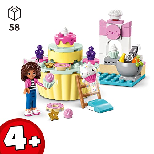 LEGO 10785 La Casa de Muñecas de Gabby Horno de Muffin, Cocina con Cupcakes y Accesorios y Figura de la Gata Muffin, Juguete de la Serie Dollhouse para Niñas y Niños de 4+ Años
