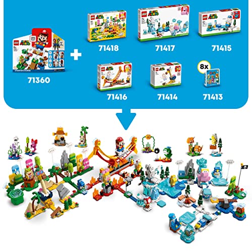 LEGO 71413 Super Mario Packs de Personajes: Edición 6, Juguete Coleccionable con Personajes Misteriosos, Bolsa Sorpresa, Combinar con Pack Inical (Unidad Escogida al Azar)