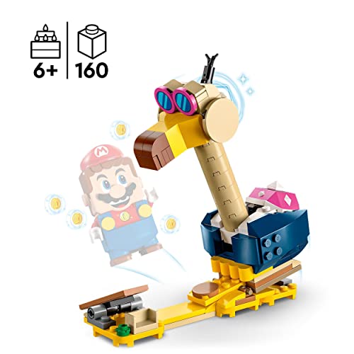 LEGO 71414 Super Mario Set de Expansión: Cabezazo del Picacóndor, Juguete de Construcción, Combinar con Pack Inicial de Mario Bros, Luigi o Peach, Idea de Regalo para Niños