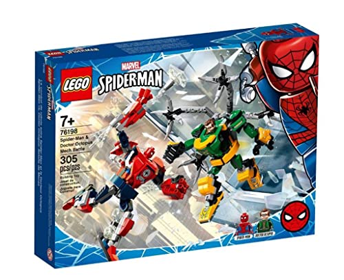 LEGO Marvel 76219 Spider-Mans y Green Goblins Mech Duell, Superheroes - Juego de Figuras de acción para niños a Partir de 7 años