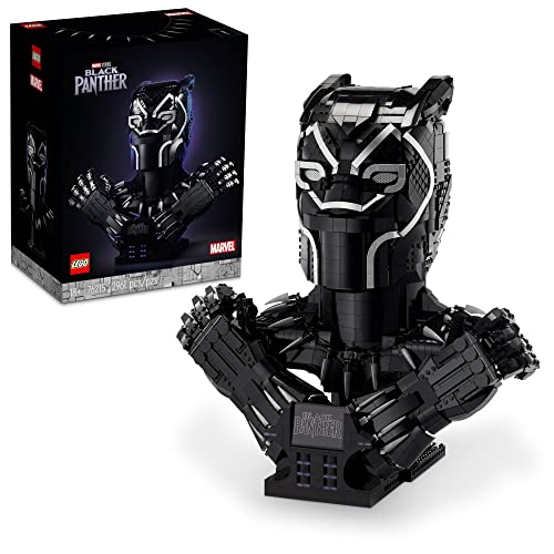 LEGO Marvel Black Panther, King T'Challa Model Building Kit, 76215 Wakanda Forever Memorabilia, juego de superhéroes para adultos y adolescentes, saga infinita de los Vengadores