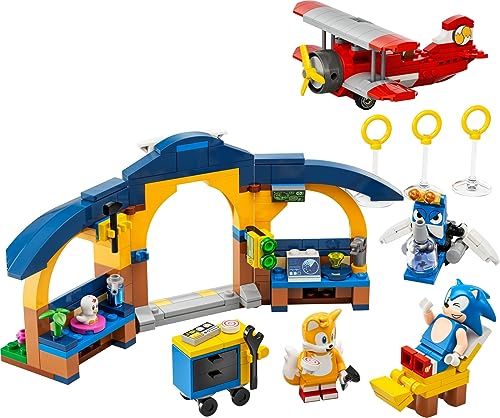 Lego Sonic 76991 Tails 76991 - Aviador de tornado con taller y isla de rescate de animales Amys 76992