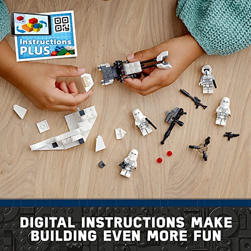 LEGO Star Wars Snowtrooper Battle Pack 75320; kit de construcción de juguetes para niños de 6 años en adelante (105 piezas)