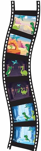 Lexibook Dinosaurio, Linterna y proyector con 3 Discos, 24 imágenes, CREA Tus Propios Cuentos (LTC050DINO)